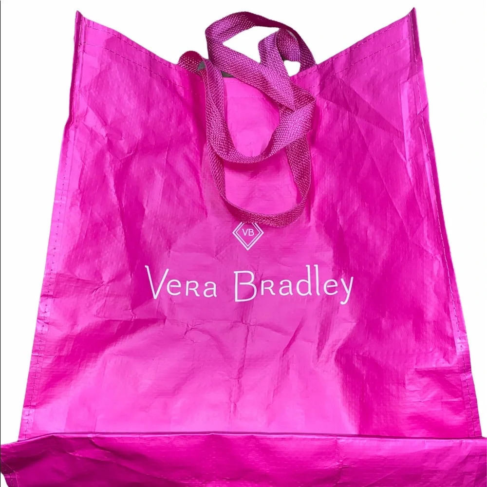 Vera Bradley pink reusable tote bag size large